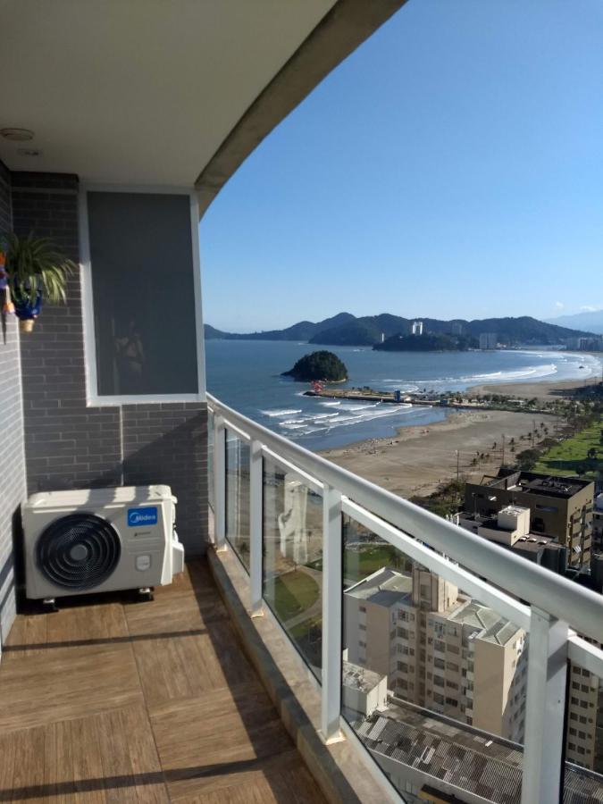 サントスUnlimited Ocean Front - Frente A Praia Vista Mar Hidromassagem Piscina Climatizada 2 Saunas Seca E Umida Wi-Fi 350 Mbアパートメント エクステリア 写真